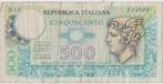 Bankbiljet Italië 500 Lire - Mercurius - 1976 - Serie N.19, Italië, Los biljet, Ophalen of Verzenden