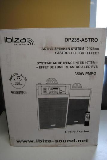 Enceintes karaoke IBIZA Sound DP235-ASTRO