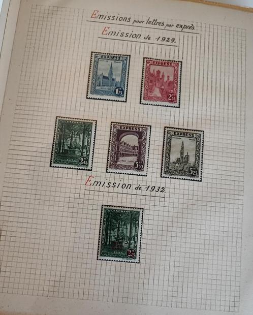 Timbres Belgique Express complet 292 C/G + H, Postzegels en Munten, Postzegels | Europa | België, Ophalen of Verzenden