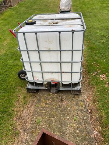 Ibc container, Enlèvement, Comme neuf, Synthétique, Avec robinet