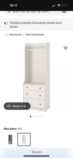 Kast IKEA HAUGA - met roede, Huis en Inrichting, Ophalen, Zo goed als nieuw