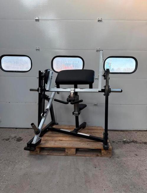 Jack Sports plate loaded bicep curl / bizeps / bicep, Sport en Fitness, Fitnessmaterialen, Gebruikt, Overige typen, Armen, Benen
