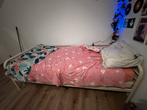 Gratis 1 persoons bed, Huis en Inrichting, Slaapkamer | Bedden, Ophalen, Gebruikt, Eenpersoons, Wit