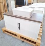 Badmeubel van 100 x 50 cm inclusief waskom met deurtjes nr23, Ophalen of Verzenden, Nieuw