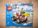 Lego City 30010 Brandweerman polybag, Ophalen of Verzenden, Zo goed als nieuw, Complete set, Lego