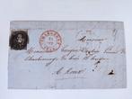 Lettre 1850 Charleroi, Timbres & Monnaies, Enlèvement ou Envoi