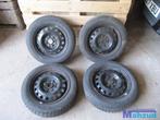 TOYOTA AYGO BANDEN STALEN VELGEN 155 65 14 4X100, Auto-onderdelen, Ophalen, Gebruikt, Toyota