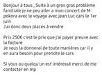 Concert M pokora, Tickets & Billets, Concerts | Chanson française, Deux personnes, Autres types, Juin