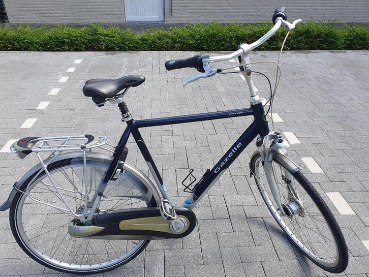 Herenfiets Gazelle (hoog frame) + bezorgen, Fietsen en Brommers, Fietsen | Heren | Herenfietsen, Gazelle, Versnellingen, Ophalen of Verzenden