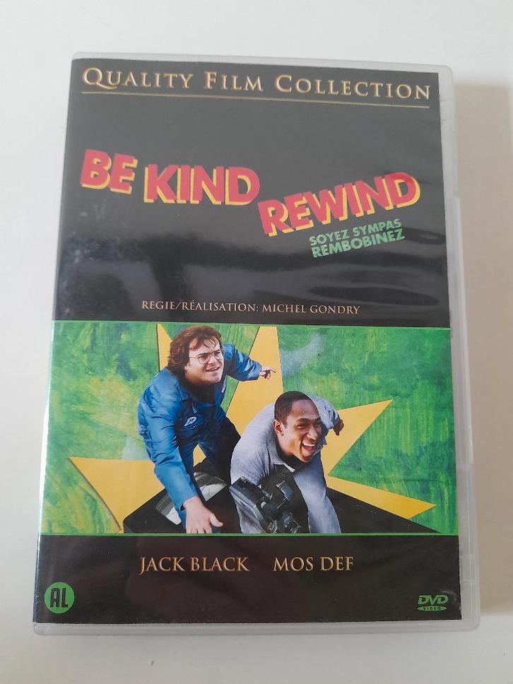 DVD Be Kind Rewind - Jack Black, Cd's en Dvd's, Dvd's | Komedie, Zo goed als nieuw, Actiekomedie, Alle leeftijden, Ophalen of Verzenden