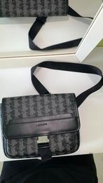 Sacoche Lacoste Monogramme Noir Gris, Informatique & Logiciels, Sacoches d'ordinateur portable, Comme neuf, Sac à bandoulière