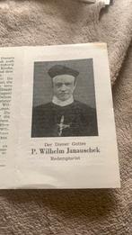 Pastoor, Verzamelen, Ophalen, Bidprentje