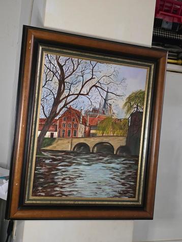 Antiek schilderij beschikbaar voor biedingen