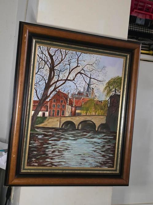 Antiek schilderij, Antiek en Kunst, Kunst | Schilderijen | Klassiek, Ophalen of Verzenden