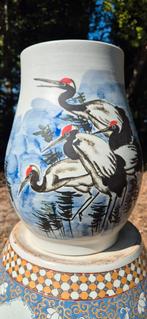 Kraanvogels, Antiek en Kunst, Antiek | Vazen, Ophalen of Verzenden