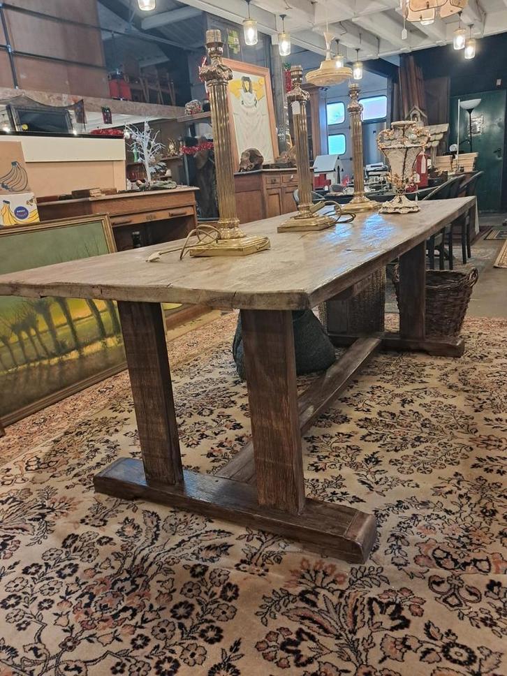 Mooie landelijke tafel, Huis en Inrichting, Tafels | Statafels, Gebruikt, Ophalen