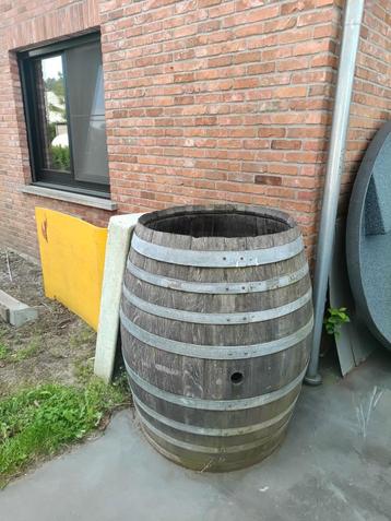 Wijnvat 500l, Tuin en Terras, Regentonnen, Ophalen, Zo goed als nieuw