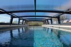 Abri de piscine télescopique, Ophalen, Nieuw, Afdekzeil
