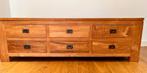 SUPER DEAL Massief teak dressoir en 2 nachtkastjes., Huis en Inrichting, Kasten | Dressoirs, Ophalen, Zo goed als nieuw, Teakhout