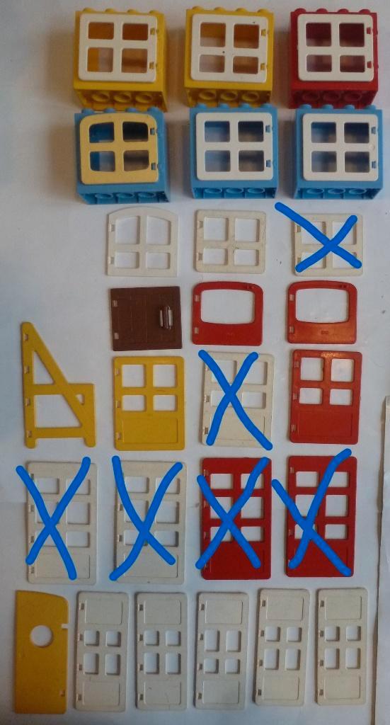 Duplo onderdelen ramen, deuren, dakdelen.., Kinderen en Baby's, Speelgoed | Duplo en Lego, Duplo, Losse stenen, Ophalen of Verzenden