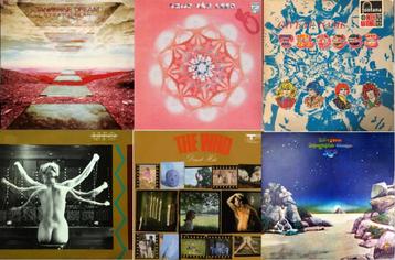 6 albums rock beschikbaar voor biedingen