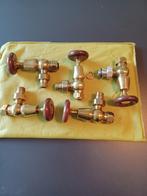 Manuele koperen radiatorkranen, Doe-het-zelf en Bouw, Verwarming en Radiatoren, Ophalen, Zo goed als nieuw, Radiator