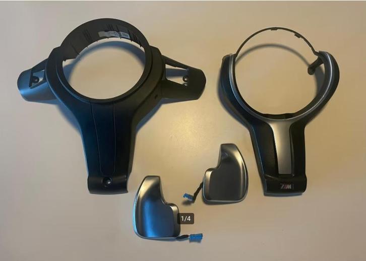 BMW Palettes volant avec caches M F20 F30 etc, Autos : Pièces & Accessoires, Transmission & Accessoires, BMW, Utilisé, Enlèvement ou Envoi