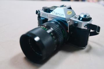 [*VINTAGE*] Canon AE-1 Program & 35-70mm 1:4 Lens. beschikbaar voor biedingen