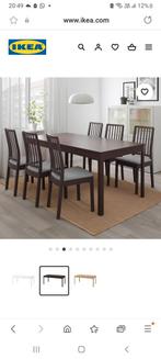Salle à manger Ikea Ekedalen à vendre avec 4 chaises, Huis en Inrichting, 4 tot 6 stoelen, Gebruikt, Ophalen of Verzenden