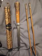 Sushi stokjes + mes met hoesje/doosje, Antiek en Kunst, Kunst | Overige Kunst, Ophalen