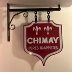 Plaque émaillée Chimay, Verzamelen, Ophalen, Nieuw, Reclamebord