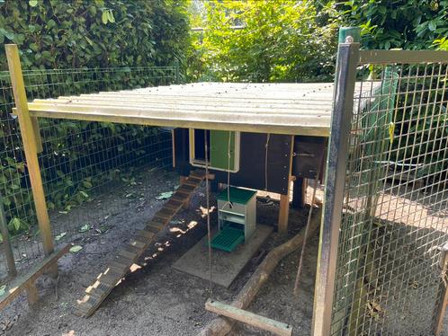 Stevig kippenhok, dubbel dak, vloerisolatie + ren + eten +.., Dieren en Toebehoren, Pluimvee | Toebehoren, Kippenhok of Kippenren