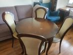 Tafel, Gebruikt, Rond, Ophalen of Verzenden, Vier personen