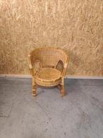 Stoeltje in Rotan – Jaren ’60/’70 – Boho & Retro, Huis en Inrichting, Gebruikt, Bruin, Riet of Rotan, Warandestraat 51, Nazareth