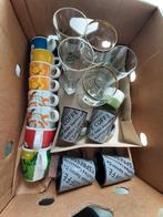 Doos vol met tassen, mokken, bier glazen, koffie, Huis en Inrichting, Ophalen of Verzenden, Nieuw