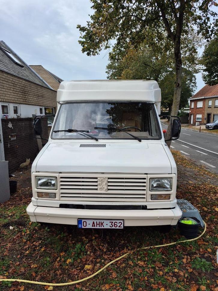 Mobilehome peugeot j5 2.5 diesel, Caravans en Kamperen, Mobilhomes, Particulier, tot en met 4, Half-integraal, Overige merken