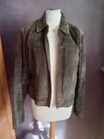 Daim bruine blouson vest L, Kleding | Dames, Ophalen of Verzenden, Maat 38/40 (M)