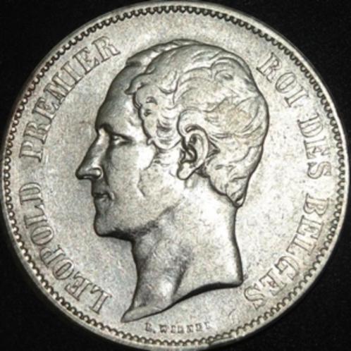 Zilver – België – 5 Francs – Leopold I – 1849, Postzegels en Munten, Munten | België, Losse munt, Zilver, Zilver, Verzenden