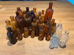 Lot vintage apothekersflessen, Ophalen