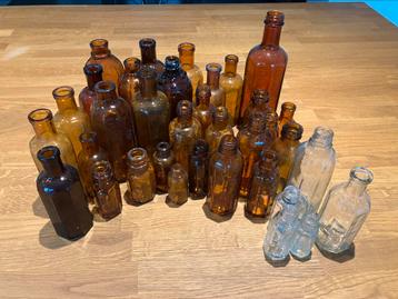 Lot vintage apothekersflessen, Enlèvement