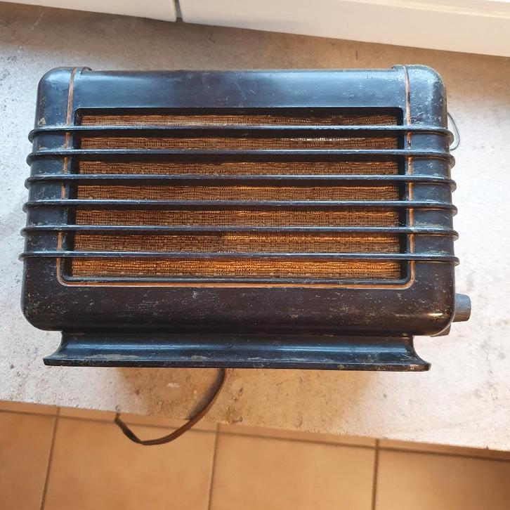 Vintage Philips bakelieten radio  (ca. 1949–1951), Antiek en Kunst, Antiek | Tv's en Audio, Ophalen
