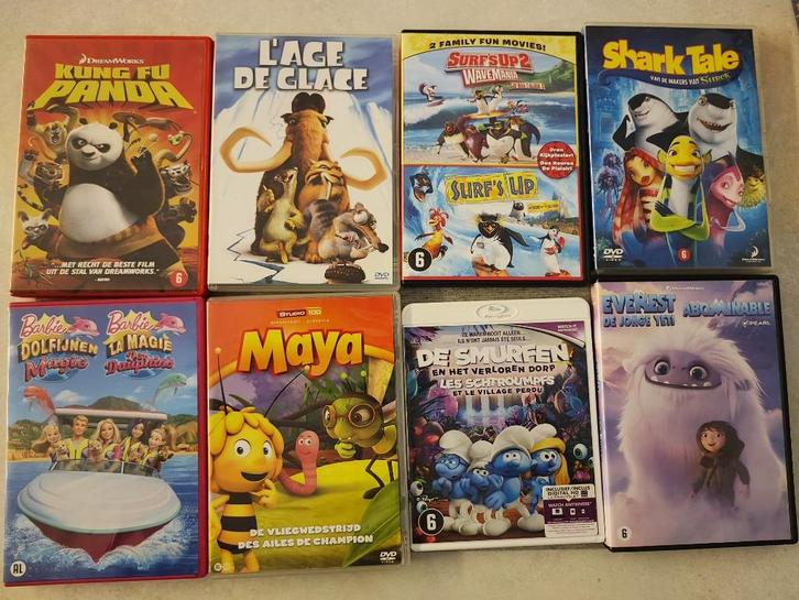 **8 verschillende DVD ’s voor meisjes :    *vanaf 2€/st(lot), Cd's en Dvd's, Dvd's | Kinderen en Jeugd, Gebruikt, Ophalen