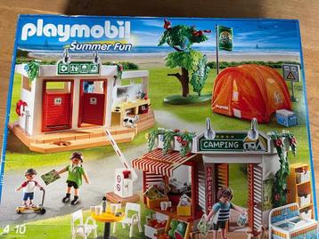 Playmobil summer fun camping disponible aux enchères