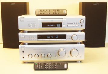 Complete Sony Stereo Met Afstandsbedieningen Voor CD & Amp beschikbaar voor biedingen