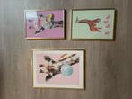 Set kaders met print giraf, Ophalen of Verzenden, Zo goed als nieuw, Print
