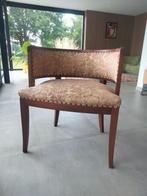 Art Deco gebogen fauteuil zetel, Antiek en Kunst, Antiek | Meubels | Stoelen en Sofa's, Ophalen