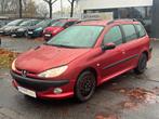 Peugeot 206 SW, 1.4i, 9/2006, 167.480Km, Airco, CV, Garantie, Autos, Peugeot, Rouge, Entreprise, 5 portes, 152 g/km