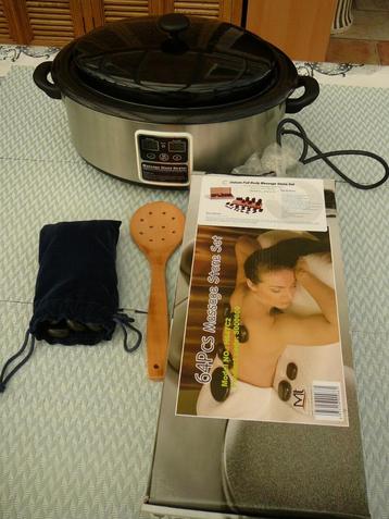 Kit de massage aux pierres chaudes – Matériel complet beschikbaar voor biedingen