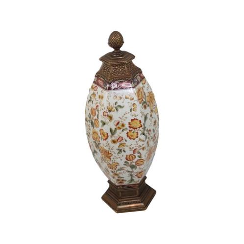 Grand Vase Wong Lee avec Armature en Bronze, Antiquités & Art, Antiquités | Céramique & Poterie, Enlèvement