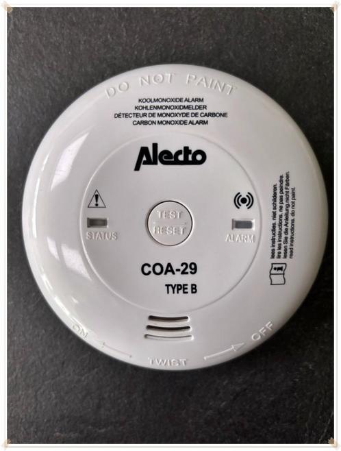 ALECTO - DETECTEUR DE MONOXYDE DE CARBONE, Bricolage & Construction, Systèmes d'alarme, Comme neuf, Détecteur, Capteur ou Alarme